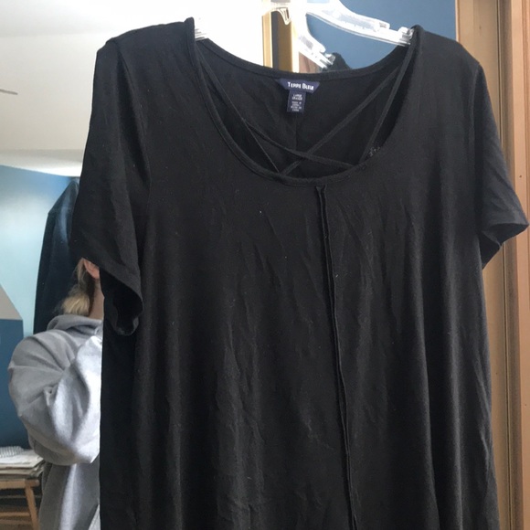 Short Black Cross dress - Picture 3 of 3